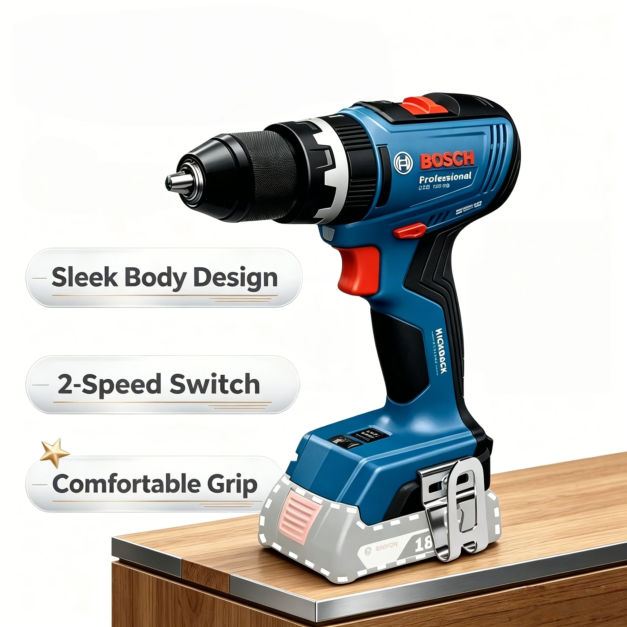 Bosch Drill Gsb 18V - Furadeiras Compactas Bosch GSR 18V-65, GSB