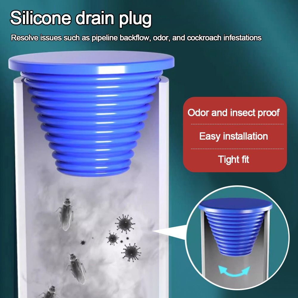 Drain Pipe Clip - Anel de Vedação de Silicone para