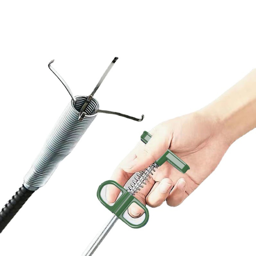 Drain Snake Flexible - Desentupidor de Ralo Verde com Garra