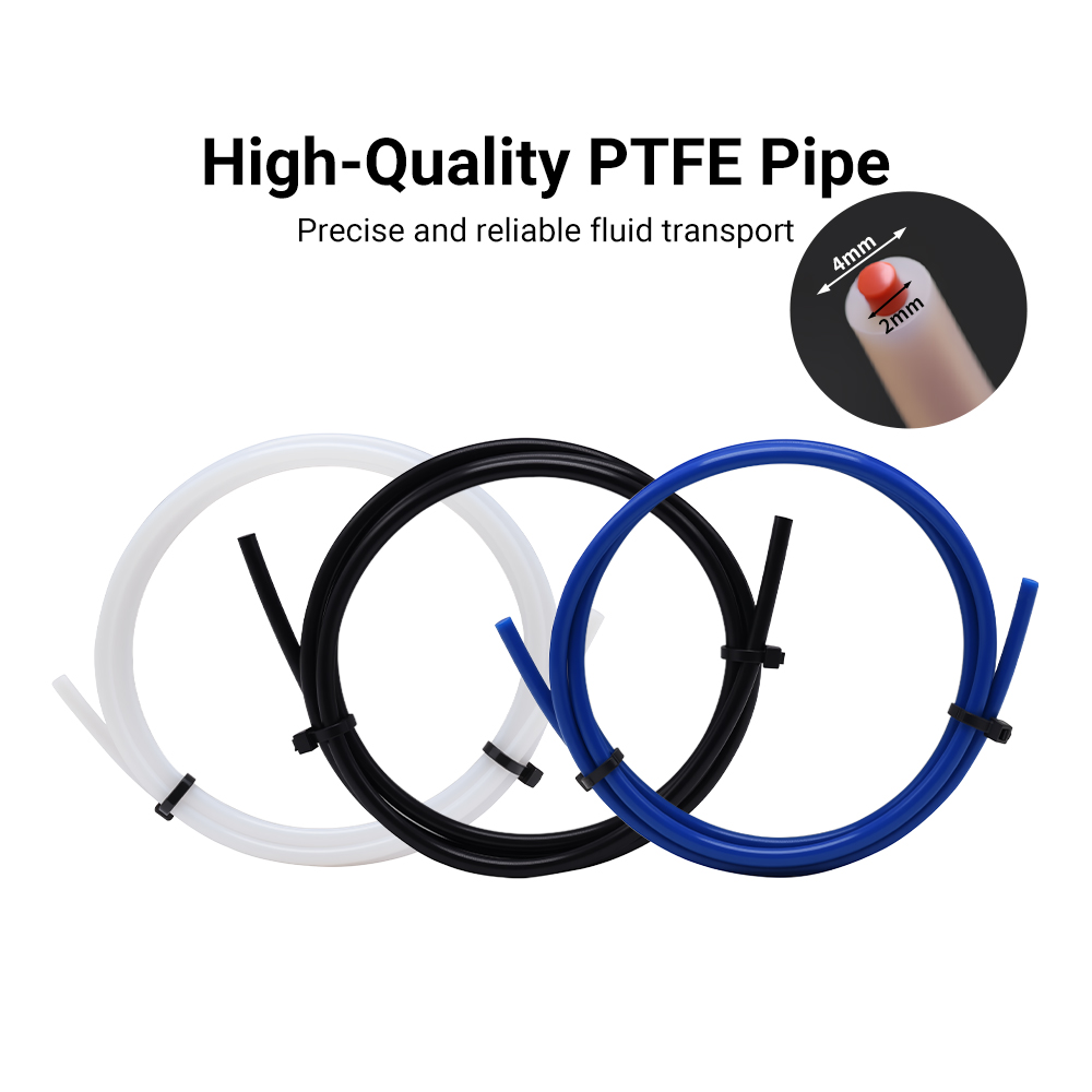 Tubo ptfe de 1m, 2x4mm, extrus - Ptfe Tape Thread avaliação e preço